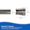 Kenney Mfg Twist & Fit 1in Tension Utility Rod, 48-84in, Brushed Nickel KNUTLYLC/18R - alternate 10